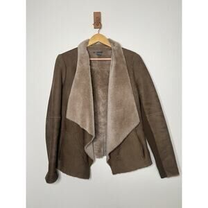 Vince Cascade Genuine Spanish Merino Shearling Lamb Jacket Coat Size Small